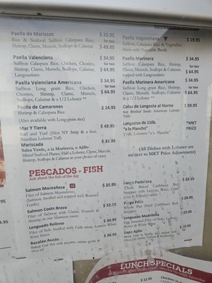 Menu photo 8 Spanish Pavillion Restaurant Harrison, NJ