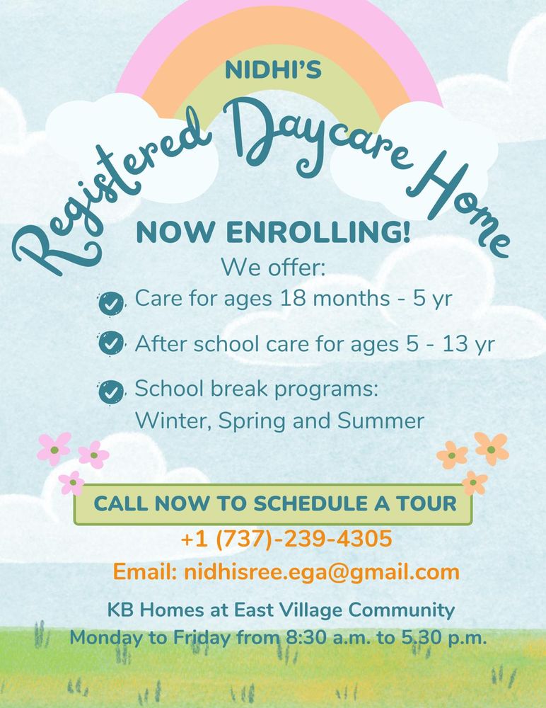 Nidhi's Daycare Home - childcare center in Manor, TX