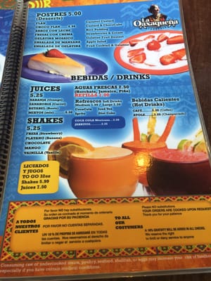 Menu photo 8 Taquería La Oaxaqueña Jonesboro, GA Menu photo 8 Taquería La Oaxaqueña Jonesboro, GA