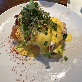 Sibling by Pushkin's - Eggs Benedict with salmon was my dreamy choice! - New American Near Me - Sacramento, California Sibling by Pushkin's - Eggs Benedict with salmon was my dreamy choice! - New American Near Me - Sacramento, California