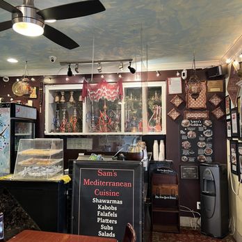 Sam's Cuisine - Inside the restaurant - Mediterranean Near Me - Davis, California Sam's Cuisine - Inside the restaurant - Mediterranean Near Me - Davis, California