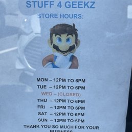 Store Hours Store Hours