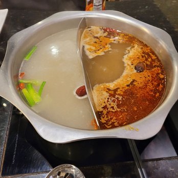 China Hot Pot - Regular & spicy. Spicy was VERY spicy. - Mongolian Near Me - Atlanta, Georgia China Hot Pot - Regular & spicy. Spicy was VERY spicy. - Mongolian Near Me - Atlanta, Georgia