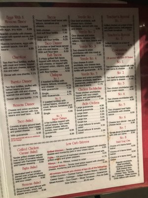 Menu photo 1 Los Verdes Whitney, TX