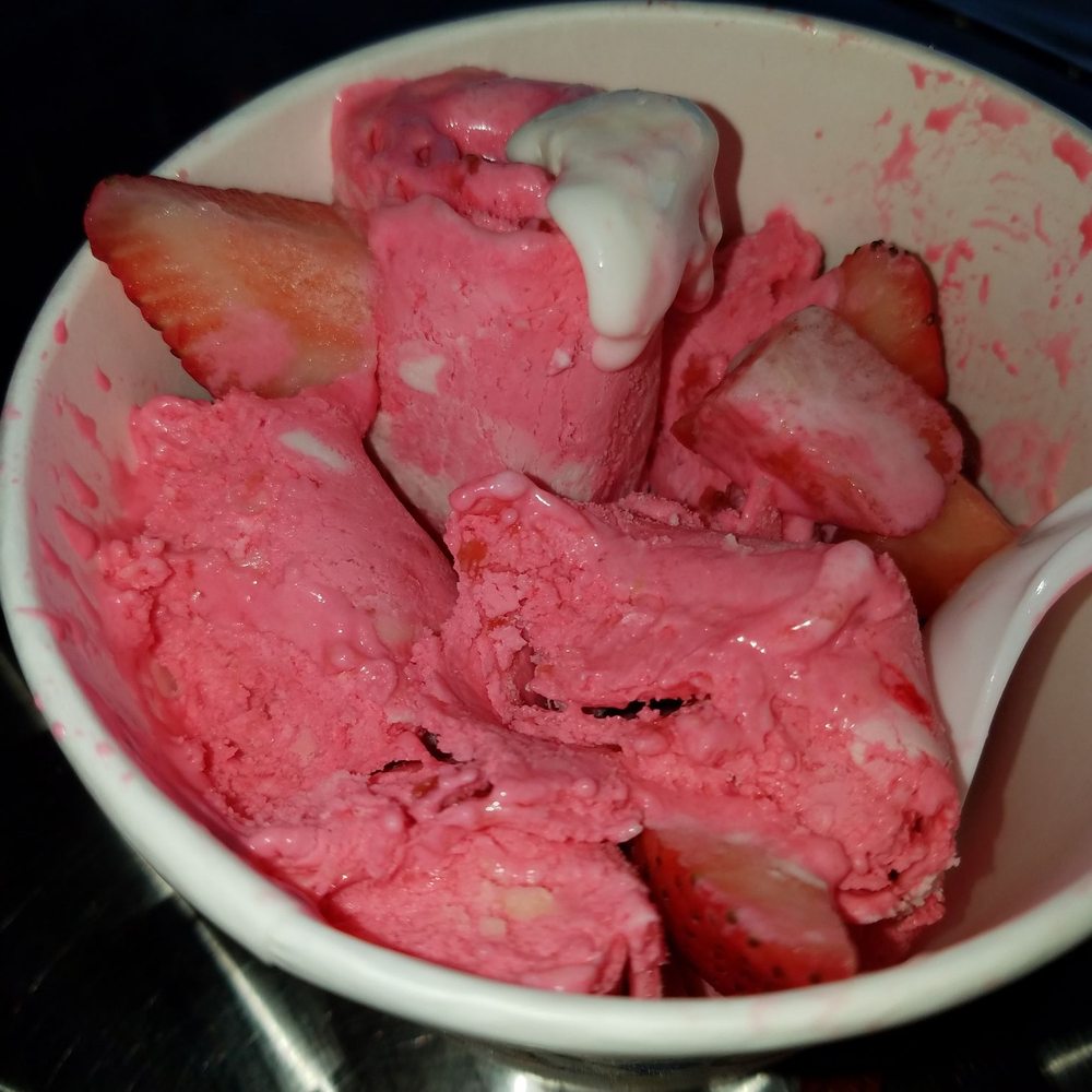 Rolling Ice - Strawberry Cheesecake - Ice Cream & Frozen Yogurt Near Me - Arlington, Texas Rolling Ice - Strawberry Cheesecake - Ice Cream & Frozen Yogurt Near Me - Arlington, Texas
