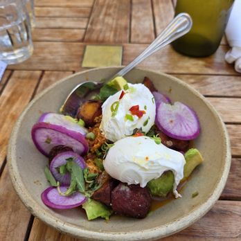 Fig Tree - Sweet potato chicken tinga hash - Cafes Near Me - Los Angeles, California