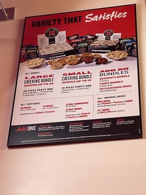 Menu photo 1 Jimmy John's Las Vegas, NV