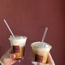 Brothers Coffee LA - Salted maple latte