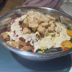 Lettuce Eat Salad - Chipotle Chicken Salad with Ranch Dressing