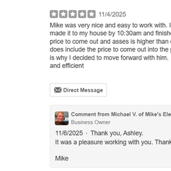 Mike's Electrical Service Today
