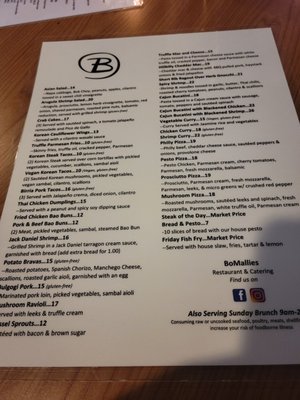 Menu photo 5 BoMallies Sheboygan, WI