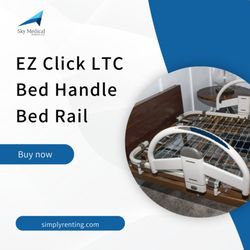 Sky Medical Supplies - Ez click ltc bed handle for bed rail