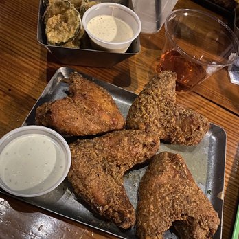 Kamp - Lemon pepper wings and fried pickles - Bars Near Me - Houston, Texas Kamp - Lemon pepper wings and fried pickles - Bars Near Me - Houston, Texas