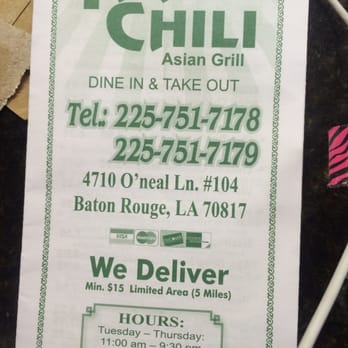 Thai Chili - Thai Near Me - Baton Rouge, Louisiana
