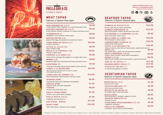 Menu photo 3 Paella Bar & Co Dublin, D