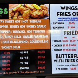 J Burger N Wings - Menu