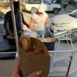 Churro Stand - FRESH, light, amazing clean flavor with a dash of vanilla! Can't leave PV without knowing how they're supposed to be!