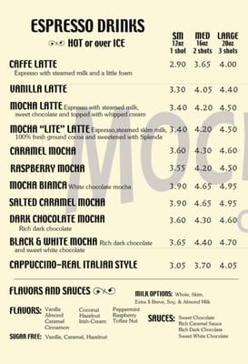 Menu photo 1 Mochas & Javas San Marcos, TX Menu photo 1 Mochas & Javas San Marcos, TX