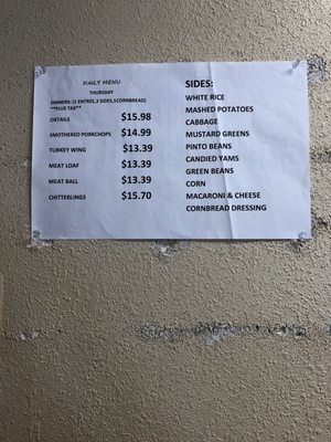 Menu photo 1 Just Oxtails Soul Food Houston, TX Menu photo 1 Just Oxtails Soul Food Houston, TX