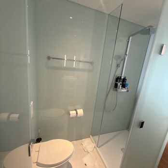 CitizenM Boston Back Bay - Shower toilet closet in room - Hotels Near Me - Boston, Massachusetts