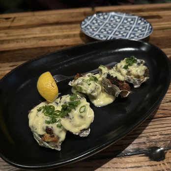 Pine Cone Ridge - Broiled Oysters - must order!! - New American Near Me - Park City, Utah Pine Cone Ridge - Broiled Oysters - must order!! - New American Near Me - Park City, Utah