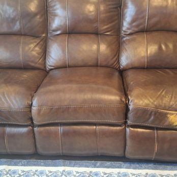 Leather King - Before - Furniture Repair Near Me - Irving, Texas