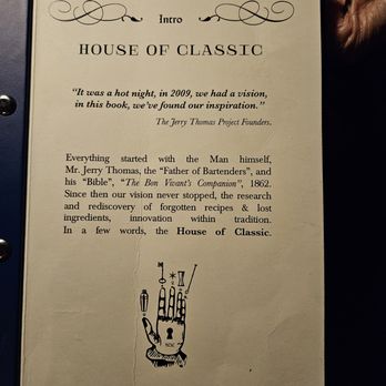 Jerry Thomas Speakeasy - Brochure - Cocktail Bars Near Me - Rome, RM