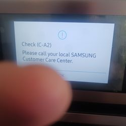 Preventive Appliance Repair - Samsung microwave -oven gives C-A2 error code. We fixed the issue