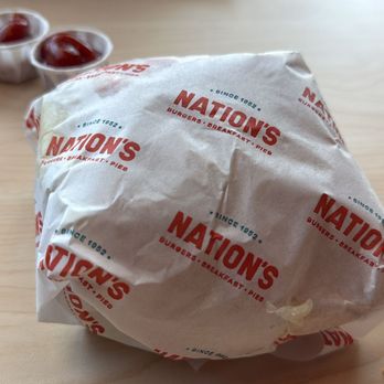 Nation's Giant Hamburgers - Wrapped hamburger - Desserts Near Me - San Jose, California Nation's Giant Hamburgers - Wrapped hamburger - Desserts Near Me - San Jose, California