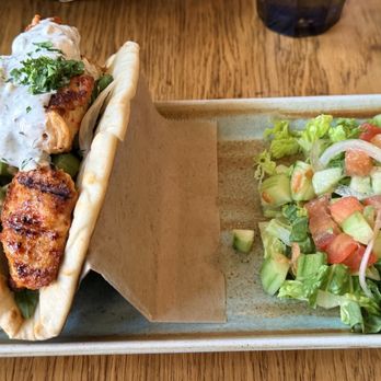 The Parthenon - Chicken Souvlaki Plate - Greek Near Me - San Francisco, California The Parthenon - Chicken Souvlaki Plate - Greek Near Me - San Francisco, California