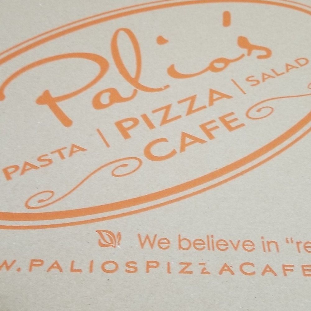Palio's Pizza Cafe - Pizza box - Italian Near Me - Fort Worth, Texas Palio's Pizza Cafe - Pizza box - Italian Near Me - Fort Worth, Texas