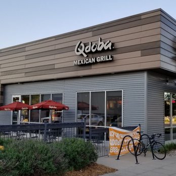 QDOBA Mexican Eats - The view from eastbound Ingersoll Avenue.  A great night for dining on the patio... - Mexican Near Me - Des Moines, Iowa