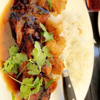 Anthonie's Market Grill - Teriyaki steak and shrimp with jasmine rice. - Seafood Near Me - Simonton, Texas Anthonie's Market Grill - Teriyaki steak and shrimp with jasmine rice. - Seafood Near Me - Simonton, Texas