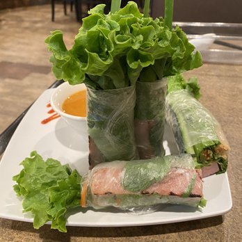 Ao Sen - Nem nuong was ok, didn't like the sauce. It didn't taste like broadards or Gigo cafes in SoCal - Vietnamese Near Me - Albany, California