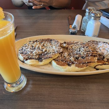 Snooze, an A.M. Eatery - Flight of pancakes. This was the daily special. - Breakfast & Brunch Near Me - Tucson, Arizona Snooze, an A.M. Eatery - Flight of pancakes. This was the daily special. - Breakfast & Brunch Near Me - Tucson, Arizona