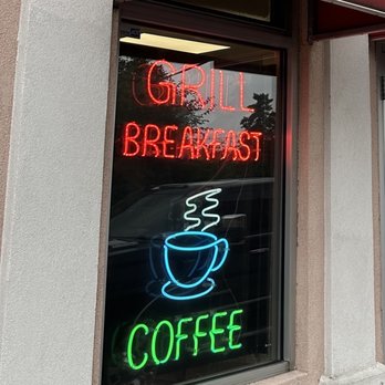 River Road Hot Bagels - a neon sign in the window - Bagels Near Me - Fair Lawn, New Jersey