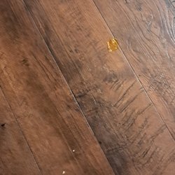 Leone's Restaurant - The floor under our booth was not swept well, or not swept at all.