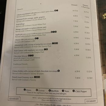 Guarany - Guarany menu October 2023 - Mediterranean Near Me - Porto, 13