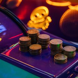 Colasanti Tropical Gardens - Indoor arcade is fun for all ages.