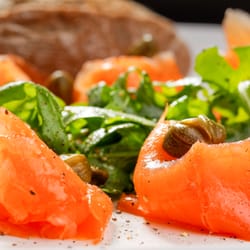 Room Seasons - Smoked Salmon Served with Traditional Accompaniments