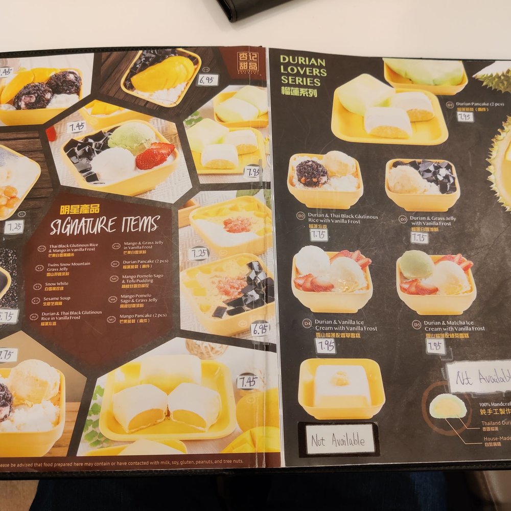 Sweethoney Dessert - Menu - Desserts Near Me - Alhambra, California