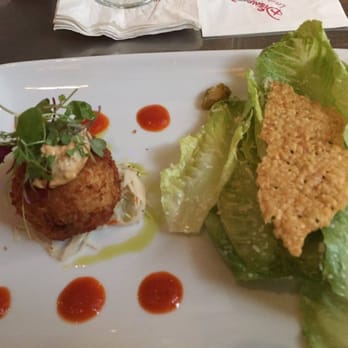 Flying Fish - Crab cake ceasar duo - Seafood Near Me - Orlando, Florida Flying Fish - Crab cake ceasar duo - Seafood Near Me - Orlando, Florida