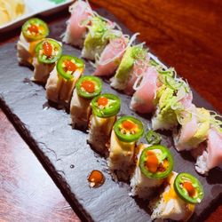 SuBI Japanese Restaurant - Spicy Tuna Roll and Fresh Yellowtail