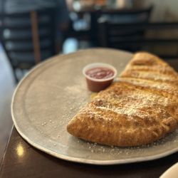 Atlas Pizza - Above average cheese calzone.  It was giant