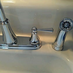 Installed new delta faucet. Old one was leaking and rusting out. 4/1/13.