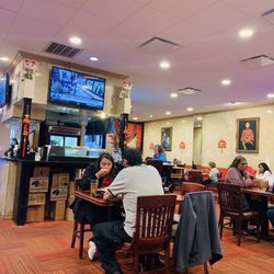 I happened to be seated at a table that was in the center of everything :) ! There is also a TV to watch during your meal :) !