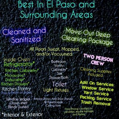 Home Cleaning Services El Paso Cleaning Services