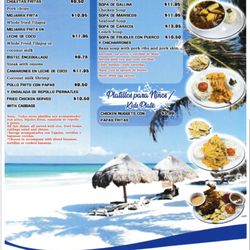 La Tajada - Menu