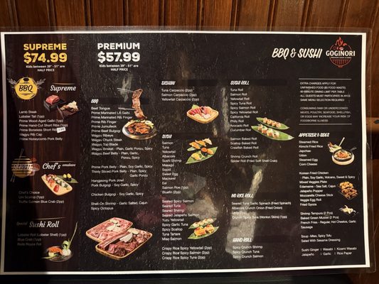 Menu photo 5 Gogi Nori Sushi & Korean BBQ AYCE Irvine, CA Menu photo 5 Gogi Nori Sushi & Korean BBQ AYCE Irvine, CA