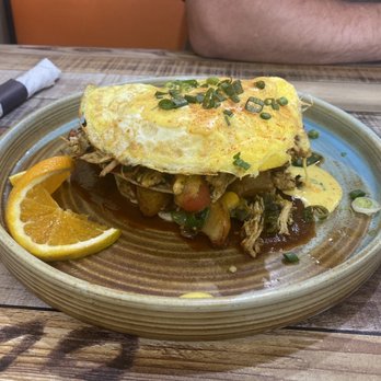 Eggscellent - Baja Chicken Hash Stack - Breakfast & Brunch Near Me - Las Vegas, Nevada Eggscellent - Baja Chicken Hash Stack - Breakfast & Brunch Near Me - Las Vegas, Nevada